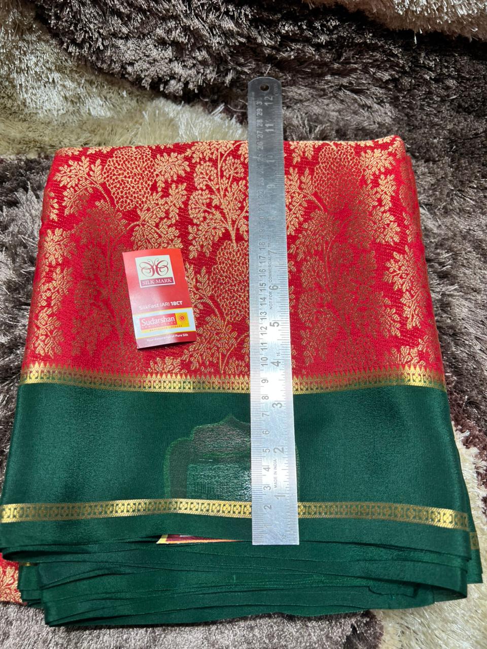 Pure Mysore Silk Saree.