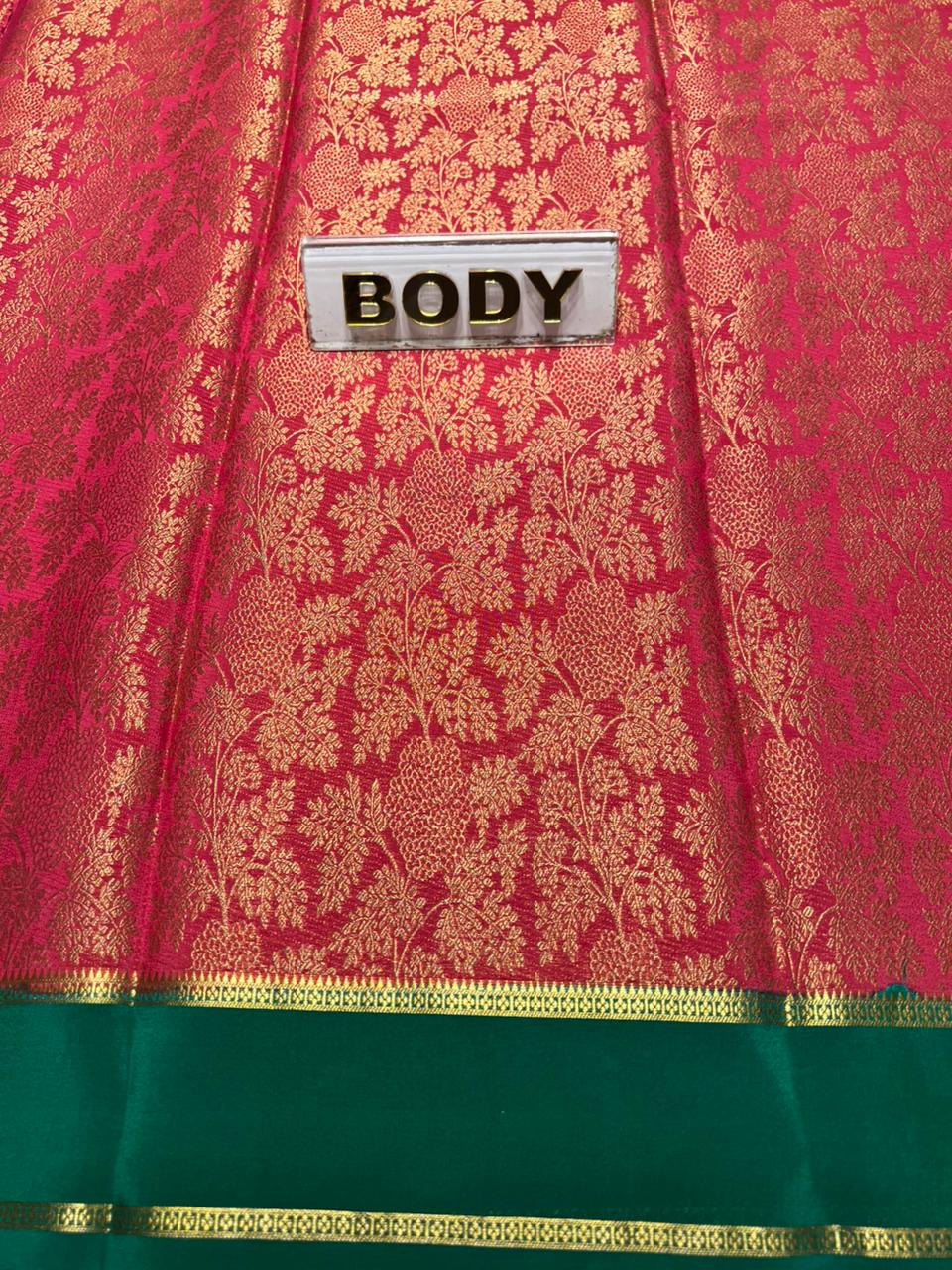 Pure Mysore Silk Saree.