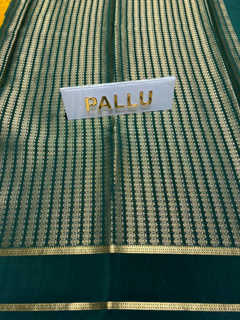 Pure Mysore Silk Saree.
