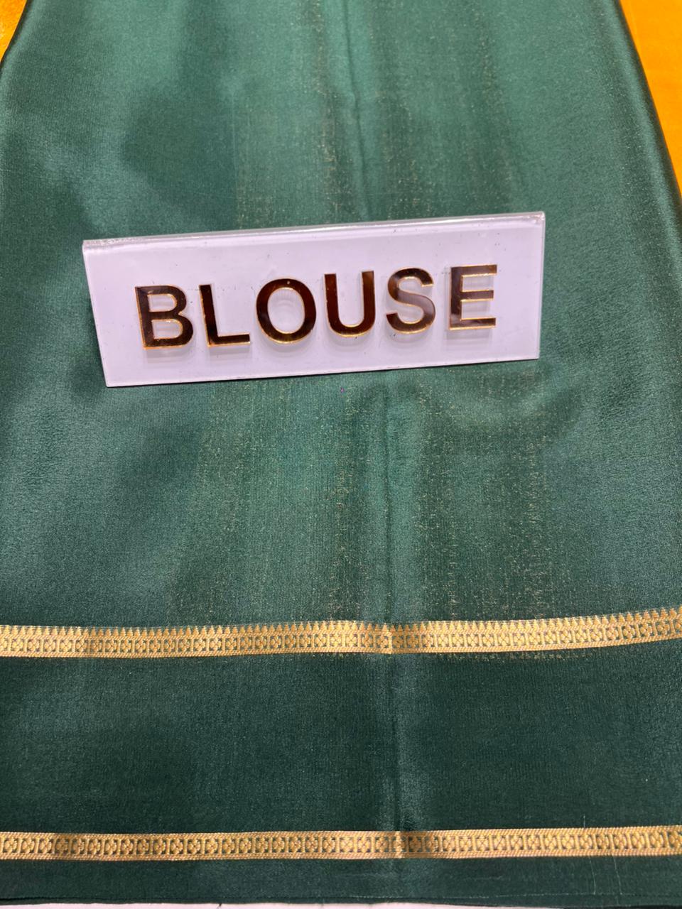 Pure Mysore Silk Saree.