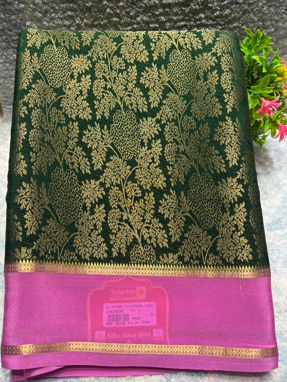 Pure Mysore Silk Saree.