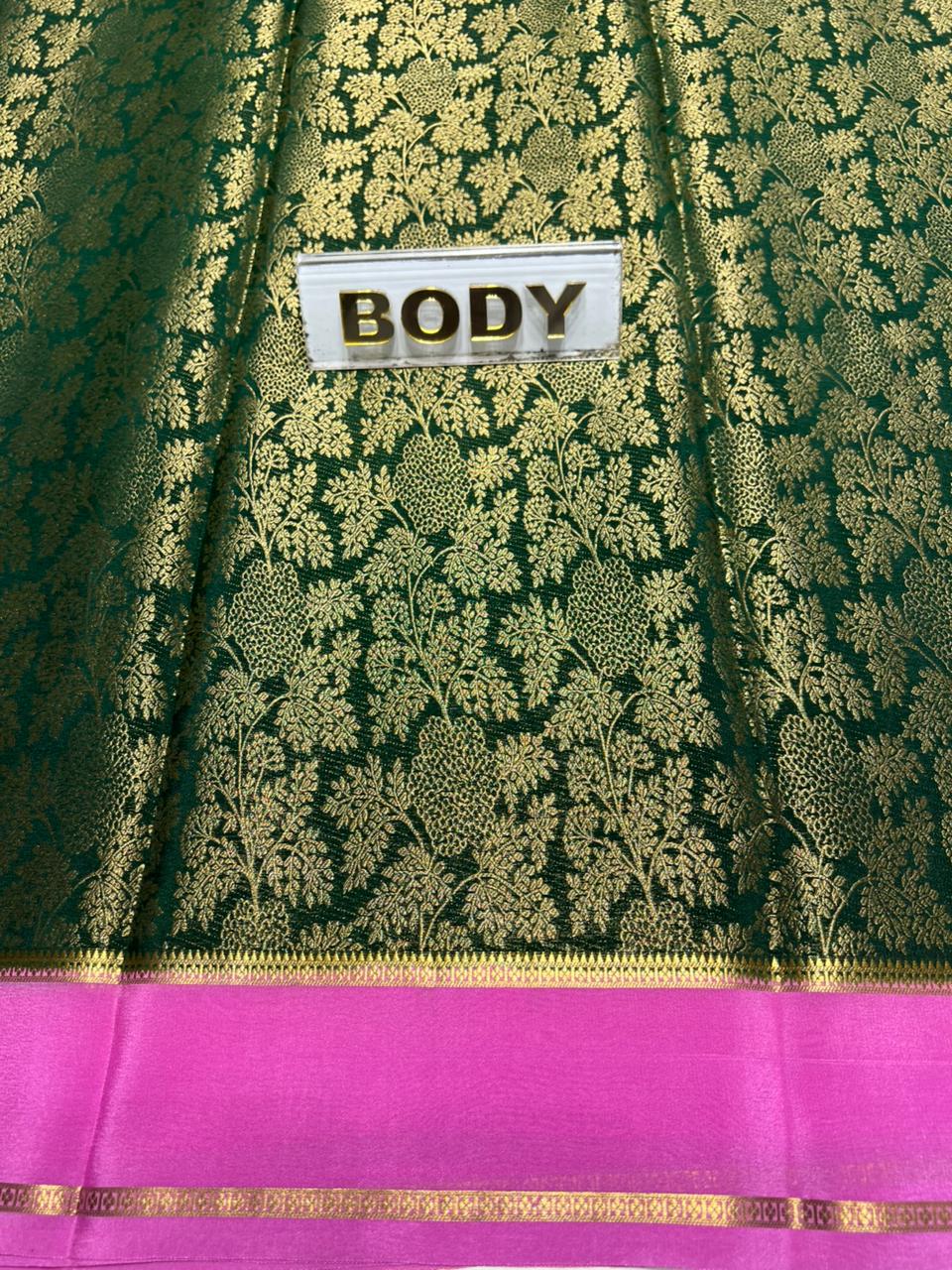 Pure Mysore Silk Saree.