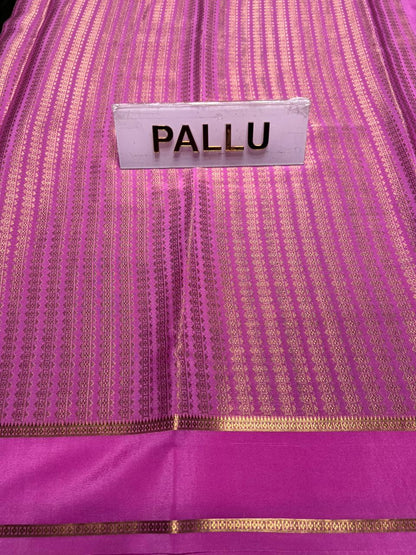 Pure Mysore Silk Saree.