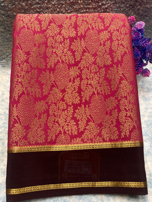 Pure Mysore Silk Saree.