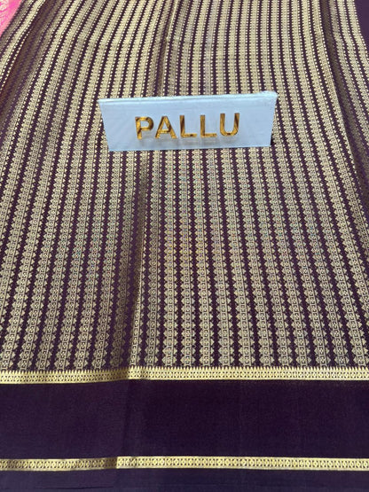 Pure Mysore Silk Saree.