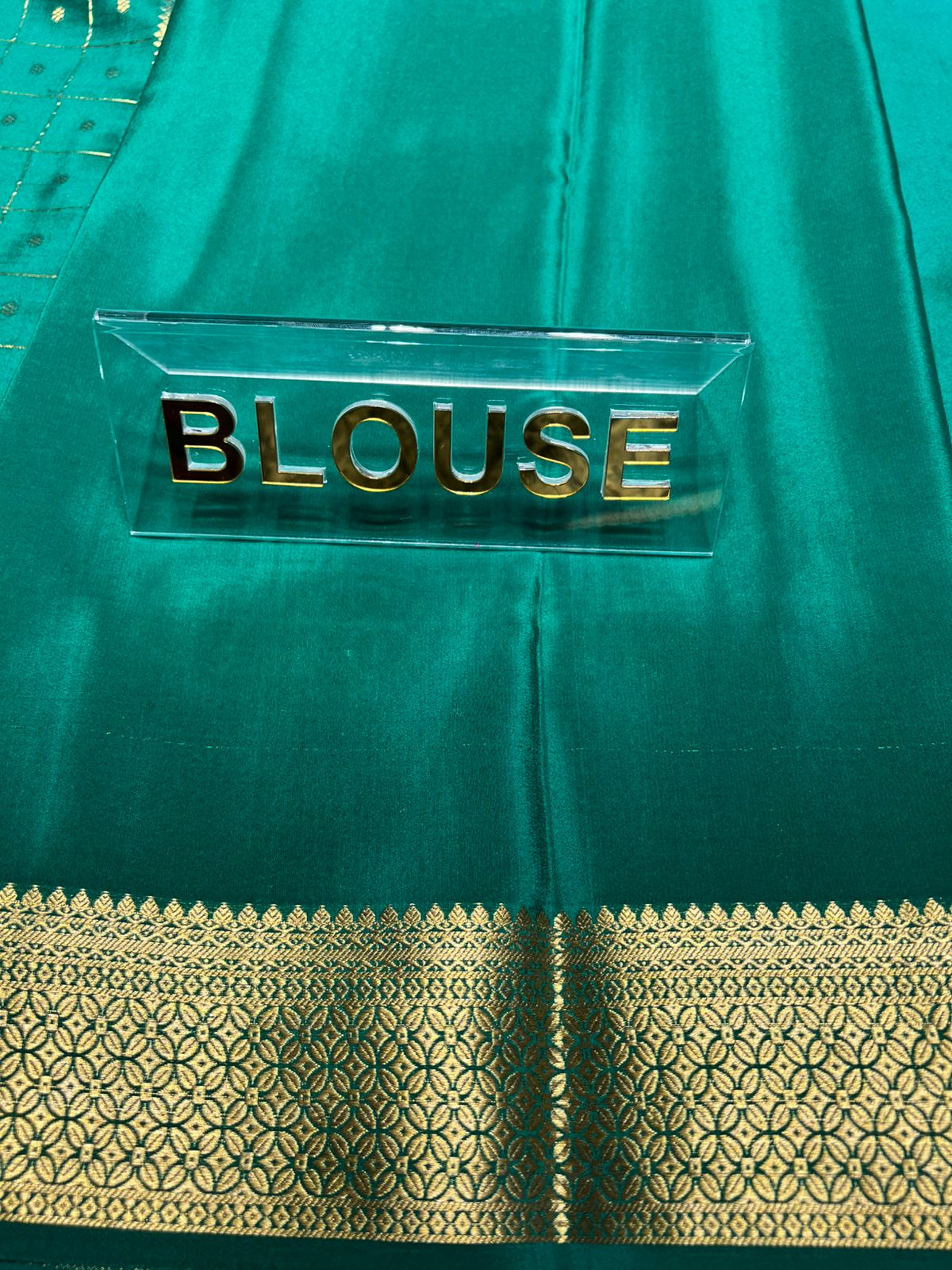 Pure Mysore Silk Saree.
