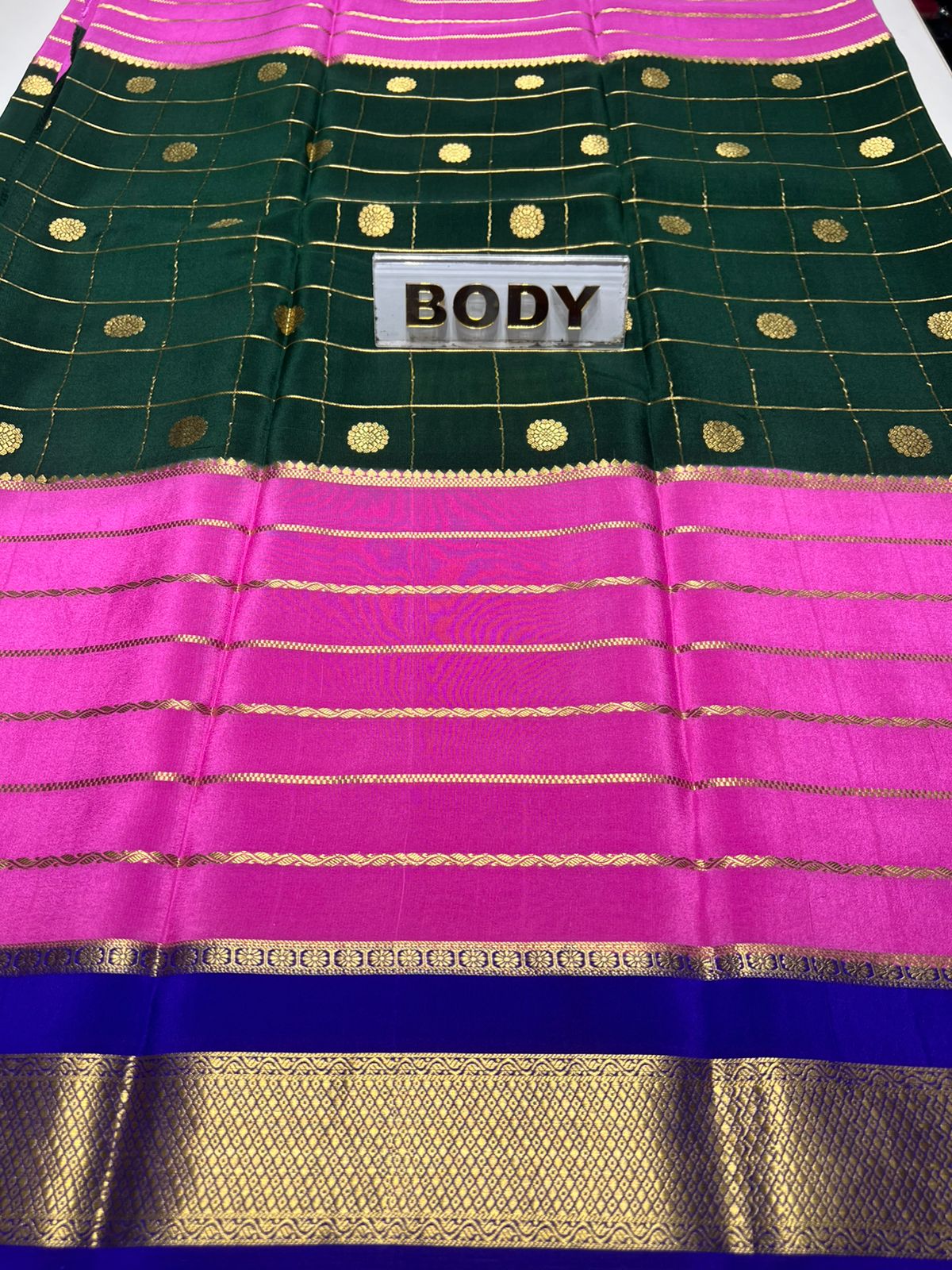 Pure Mysore Silk Saree.