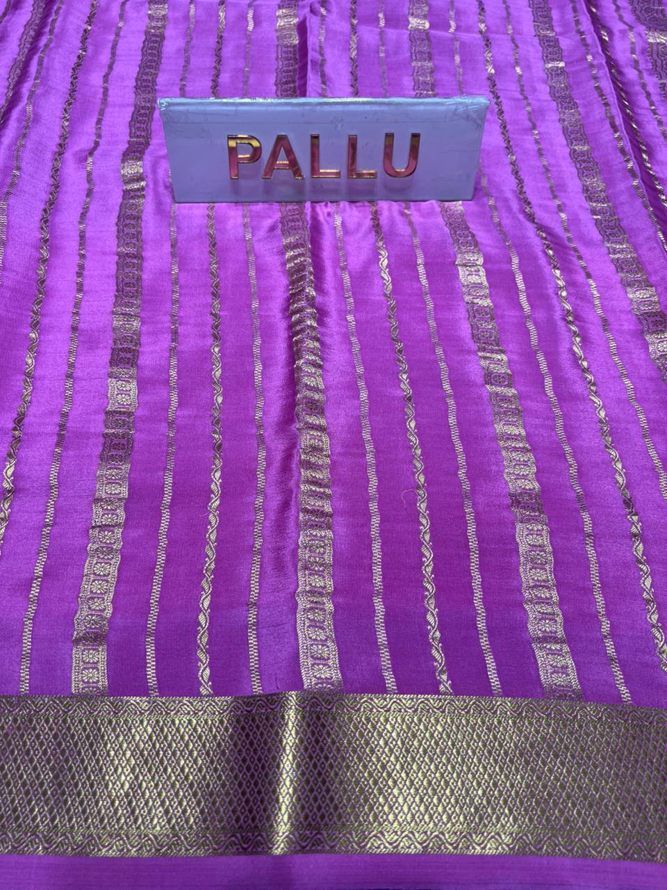 Pure Mysore Silk Saree.