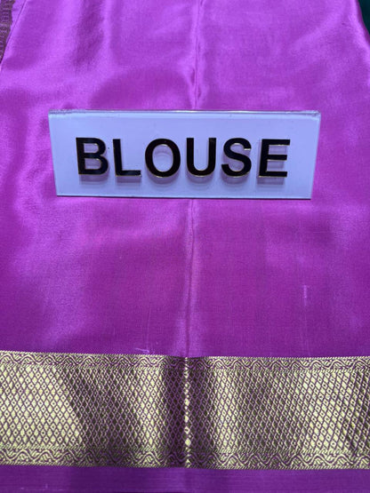 Pure Mysore Silk Saree.