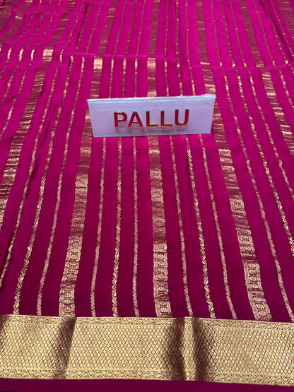 Pure Mysore Silk Saree