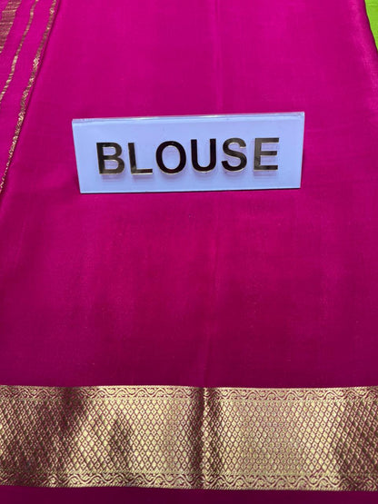 Pure Mysore Silk Saree