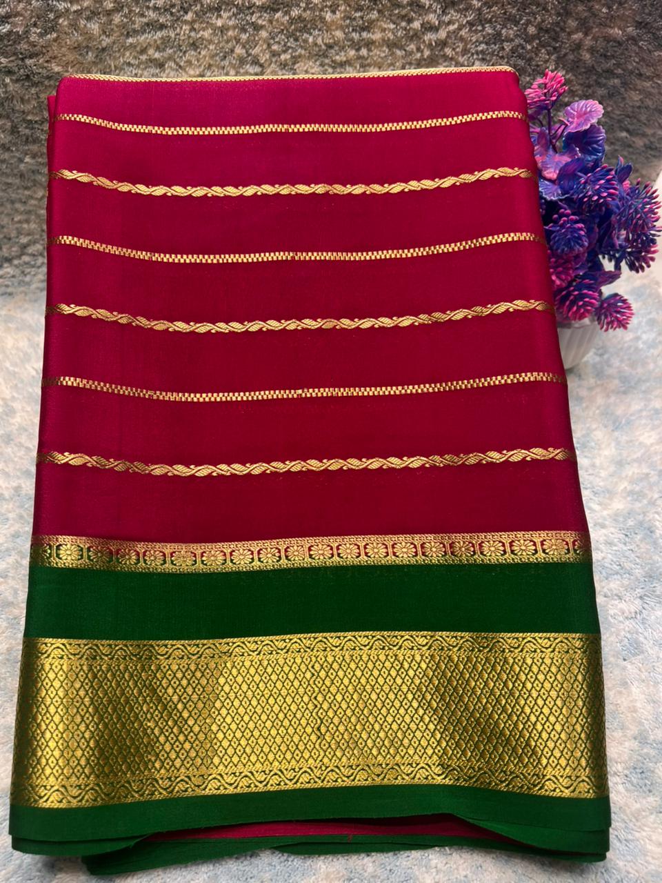 Pure Mysore Silk Saree.