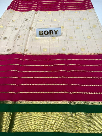 Pure Mysore Silk Saree.