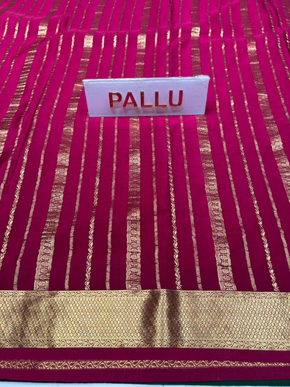 Pure Mysore Silk Saree.