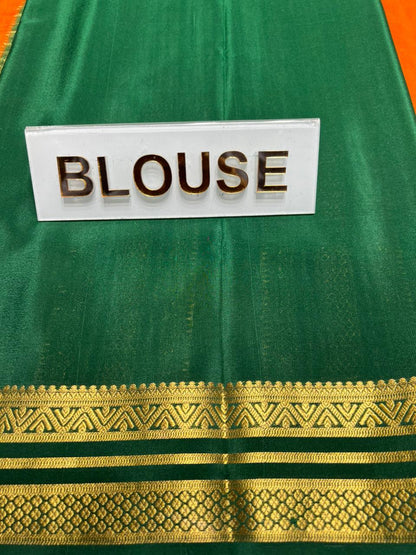 Pure Mysore Silk Saree.