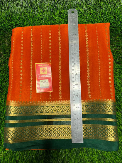 Pure Mysore Silk Saree.