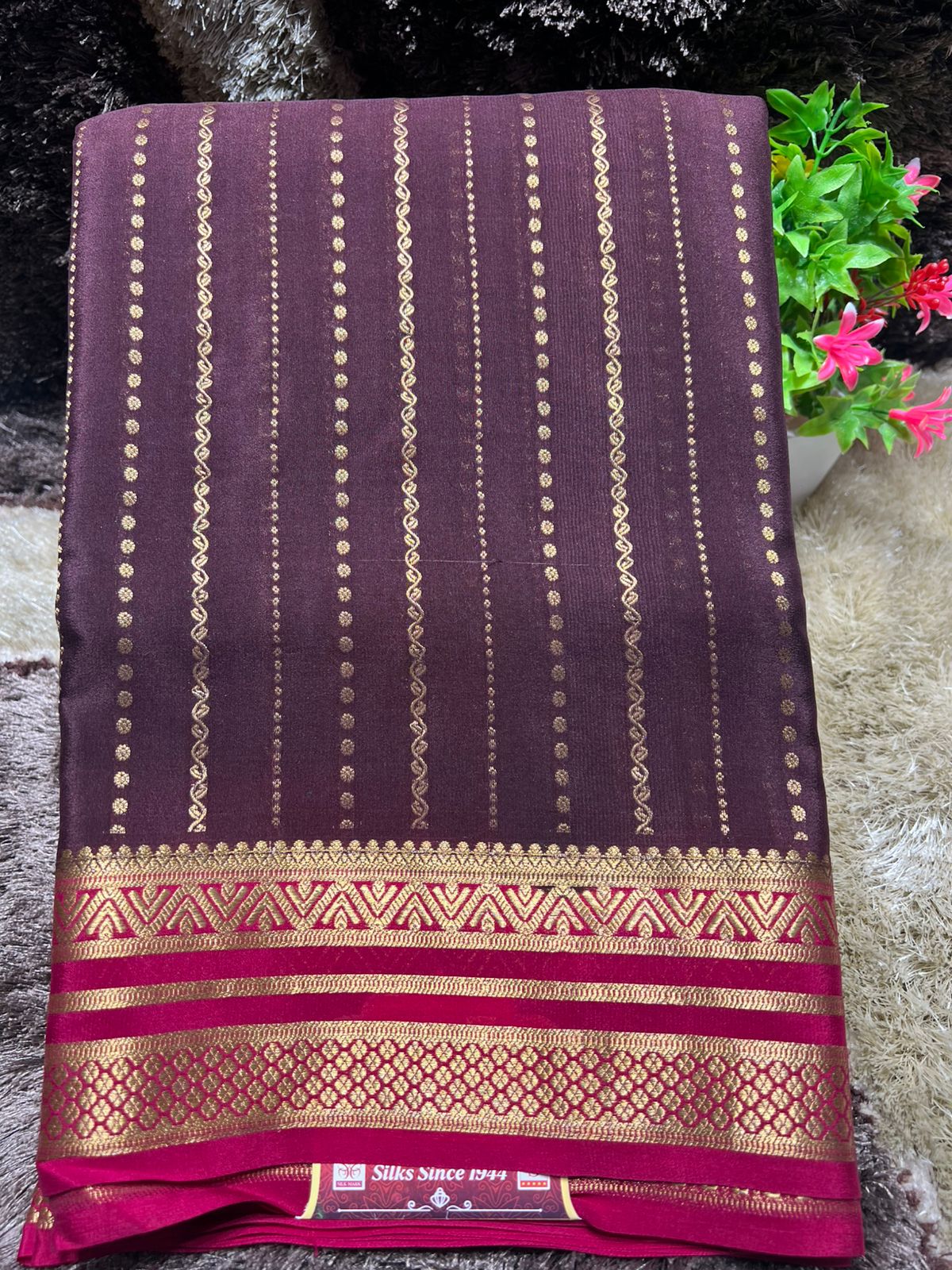 Pure Mysore Silk Saree.
