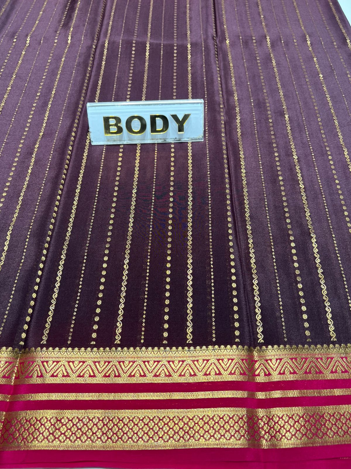 Pure Mysore Silk Saree.