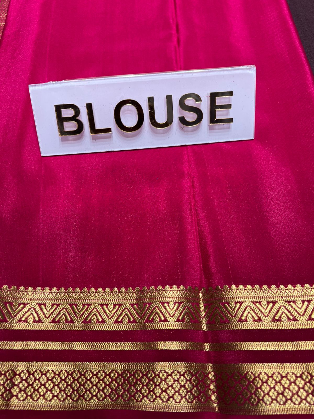 Pure Mysore Silk Saree.