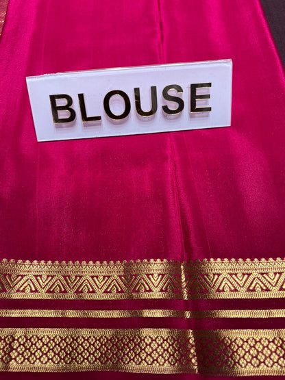 Pure Mysore Silk Saree.