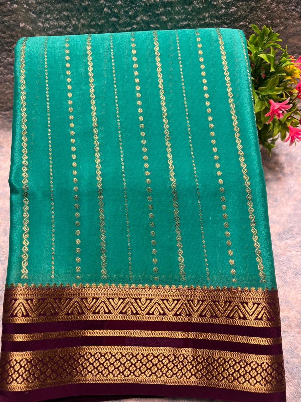 Pure Mysore Silk Saree.