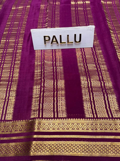 Pure Mysore Silk Saree.