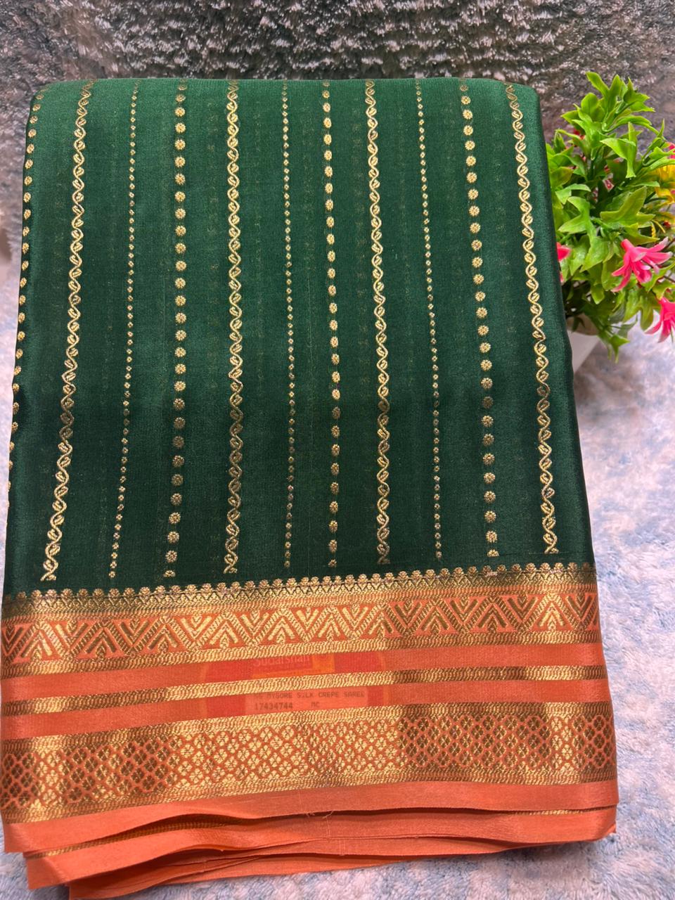 Pure Mysore Silk Saree.