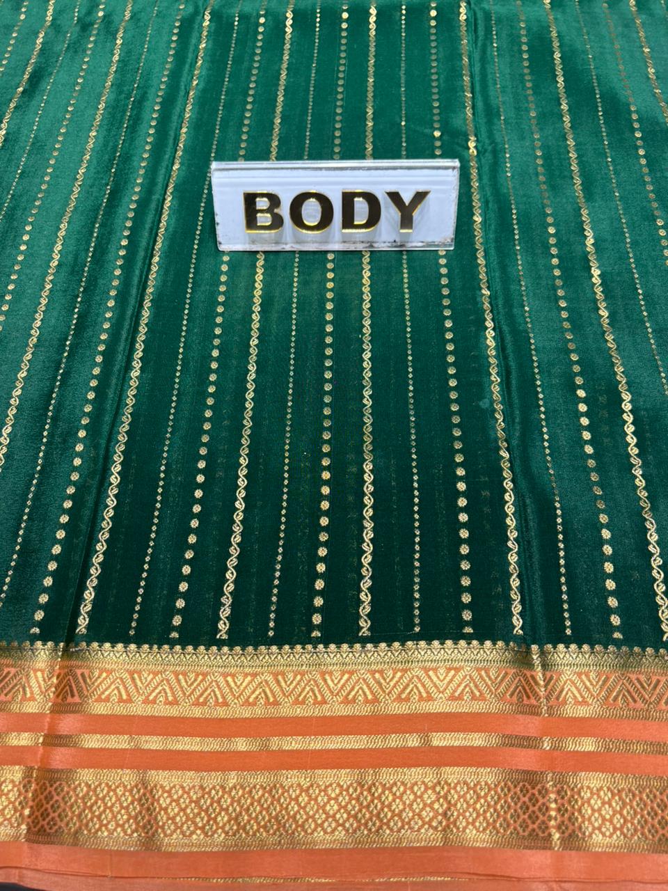 Pure Mysore Silk Saree.