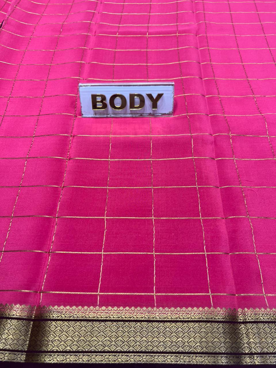 Pure Mysore Silk Saree.