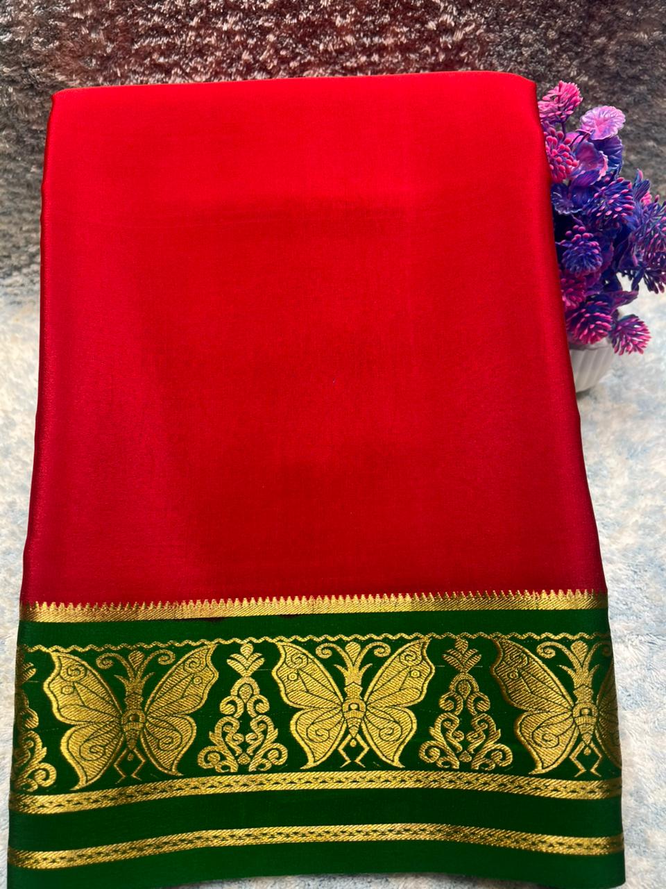 Pure Mysore Silk Saree.