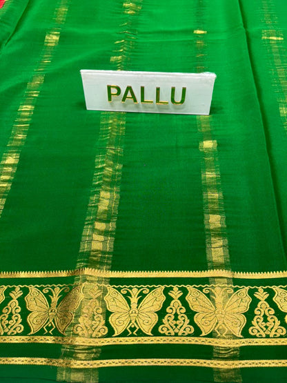 Pure Mysore Silk Saree.