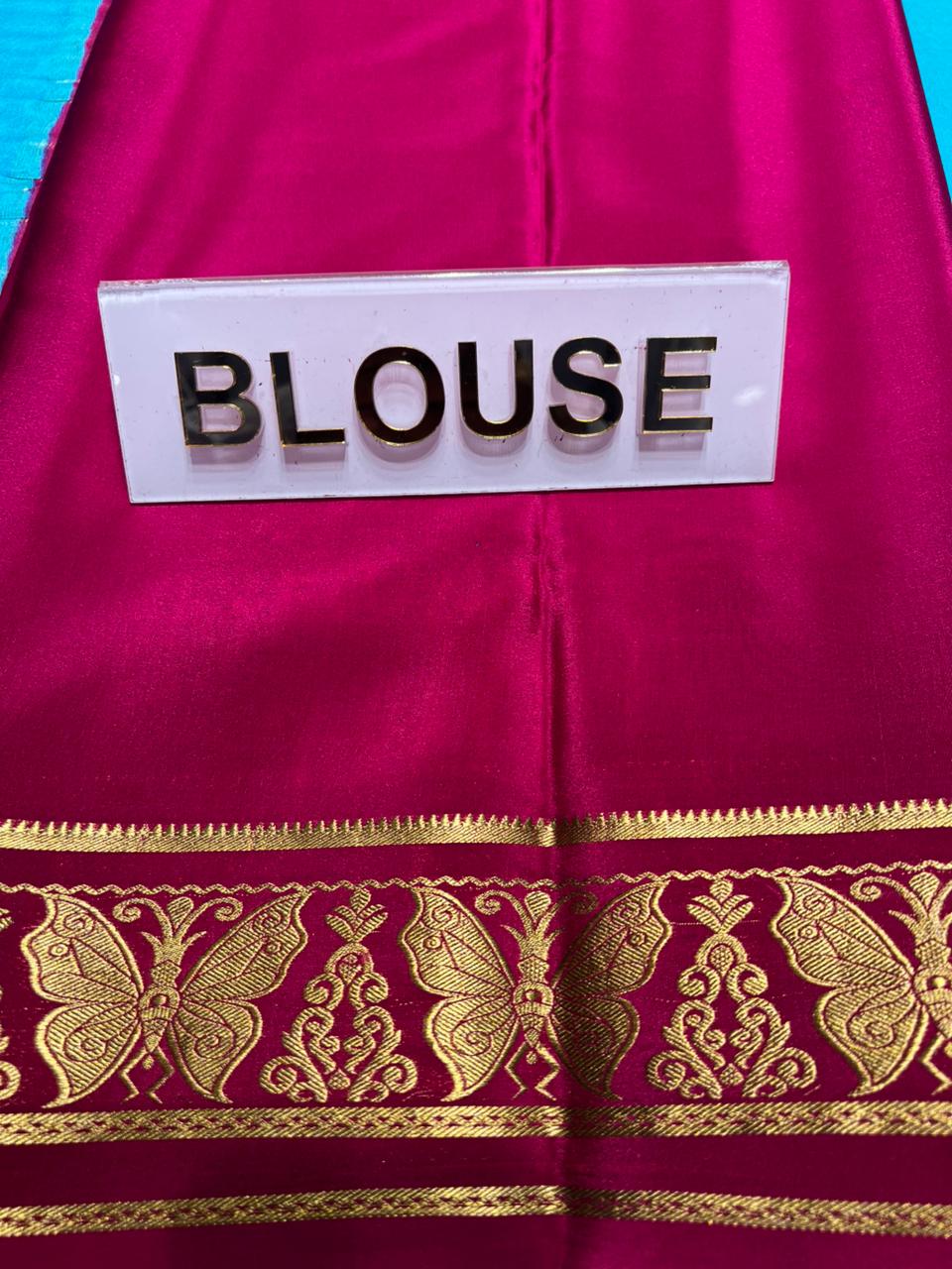 Pure Mysore Silk Saree.