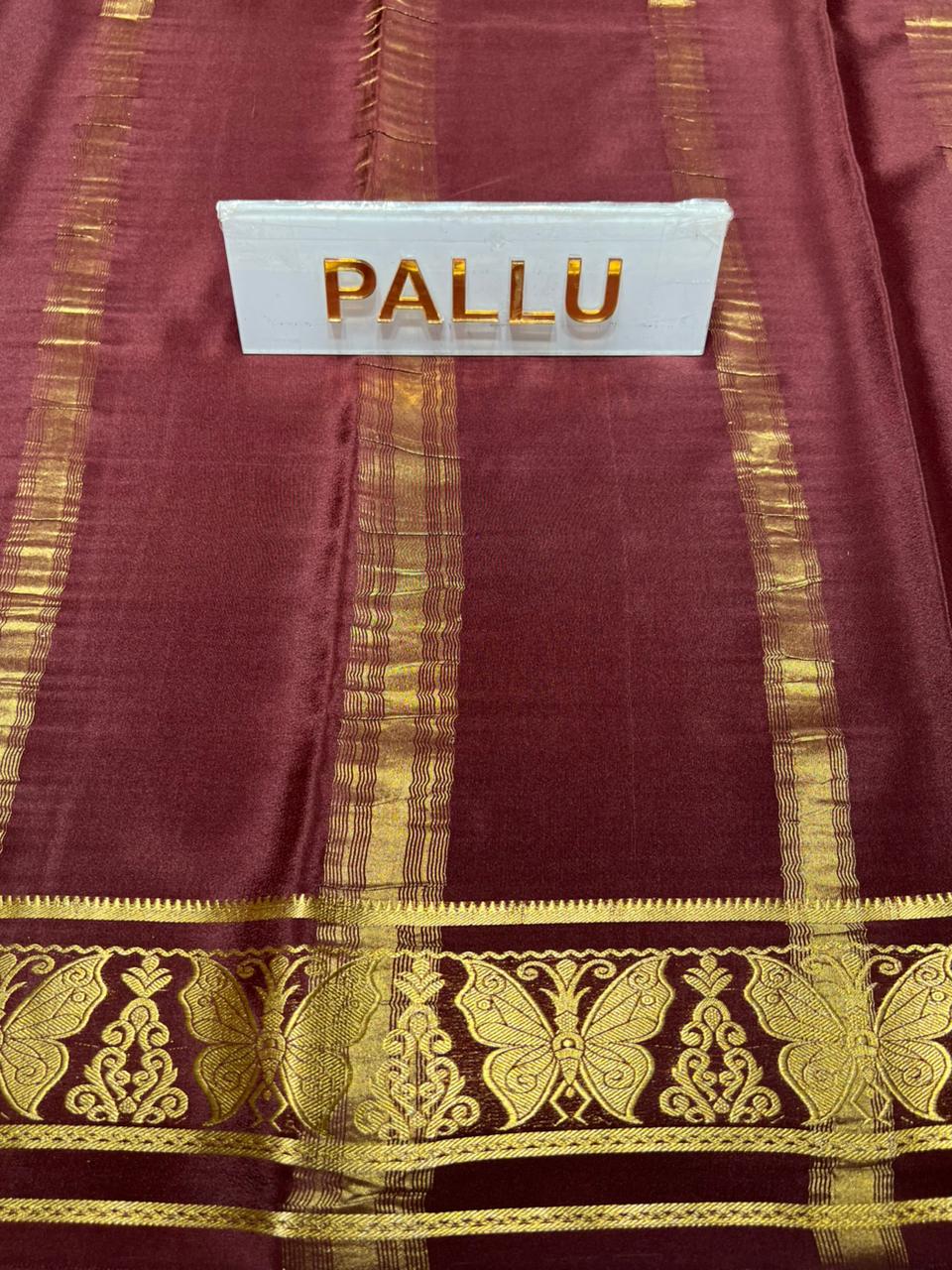 Pure Mysore Silk Saree.