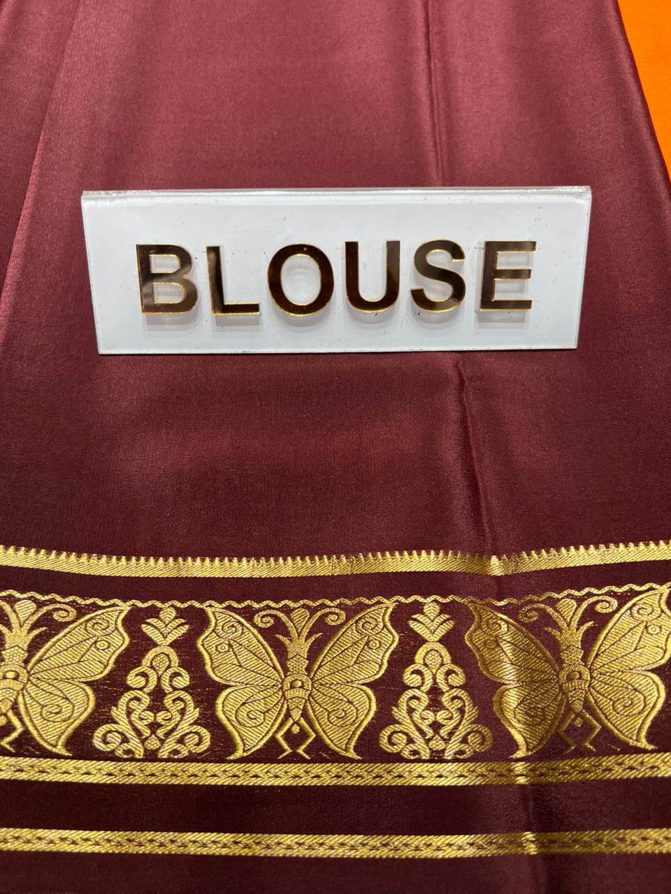 Pure Mysore Silk Saree.