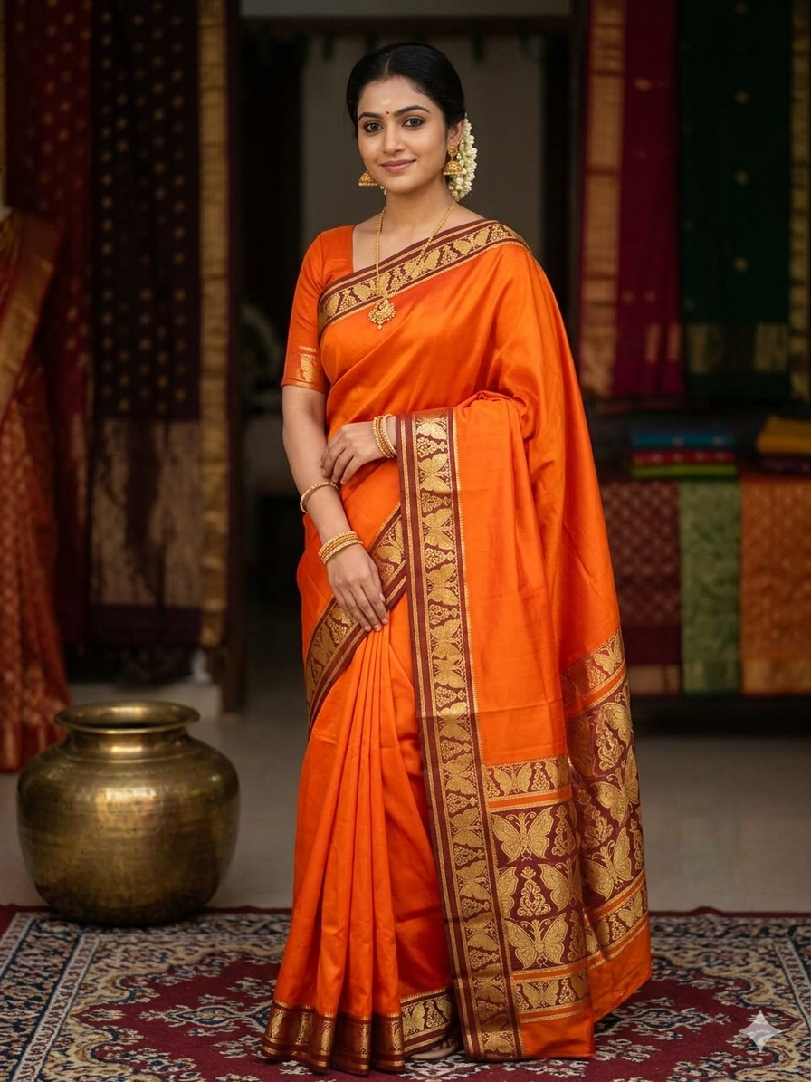 Pure Mysore Silk Saree.
