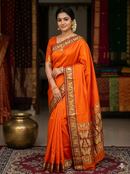 Pure Mysore Silk Saree.