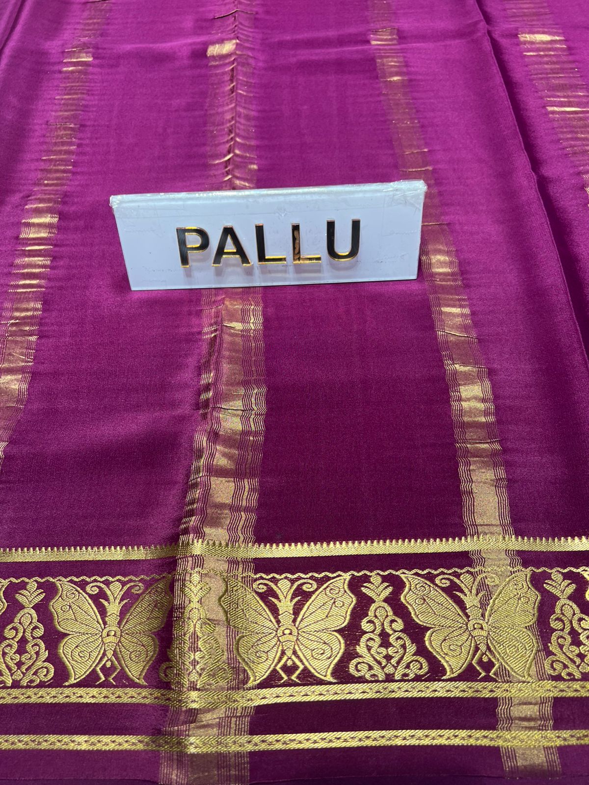 Pure Mysore Silk Saree.