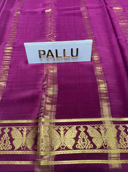 Pure Mysore Silk Saree.