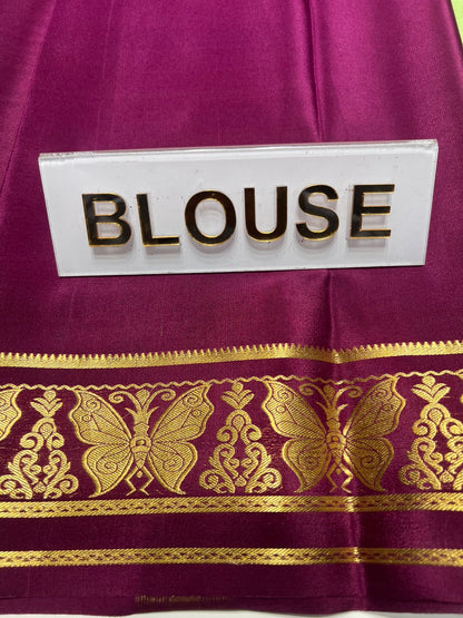 Pure Mysore Silk Saree.