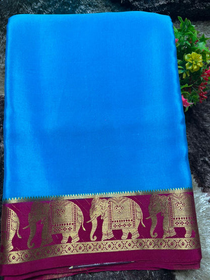 Pure Mysore Silk Saree.