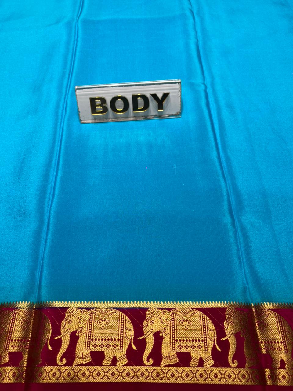 Pure Mysore Silk Saree.