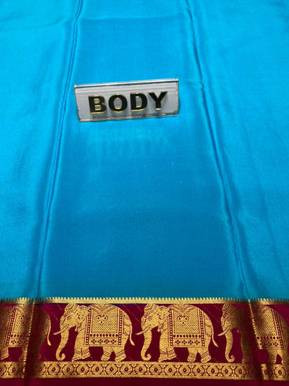 Pure Mysore Silk Saree.