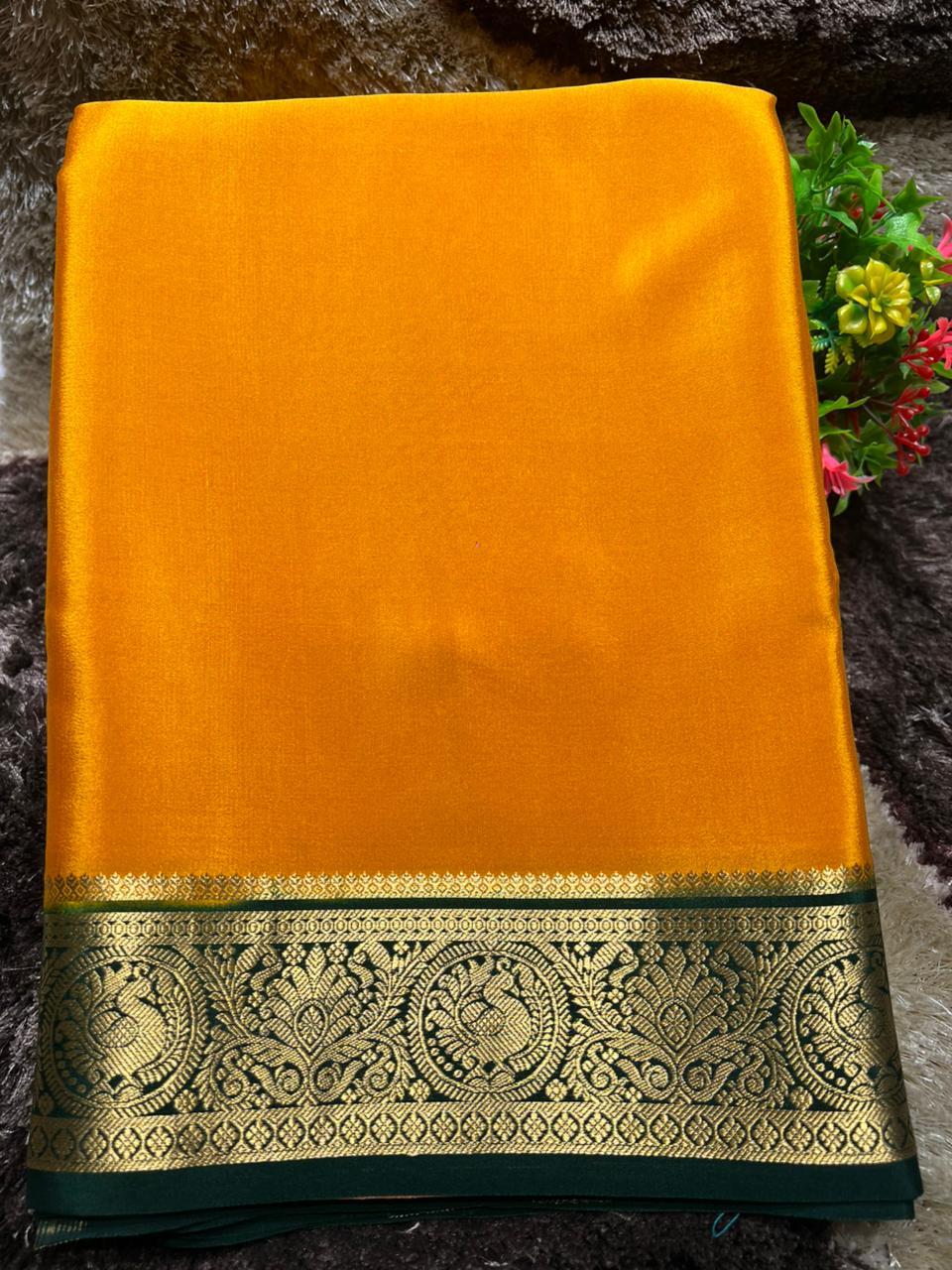 Pure Mysore Silk Saree.