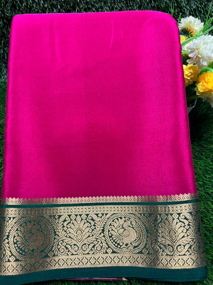 Pure Mysore Silk Saree.