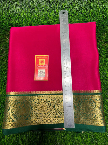 Pure Mysore Silk Saree.