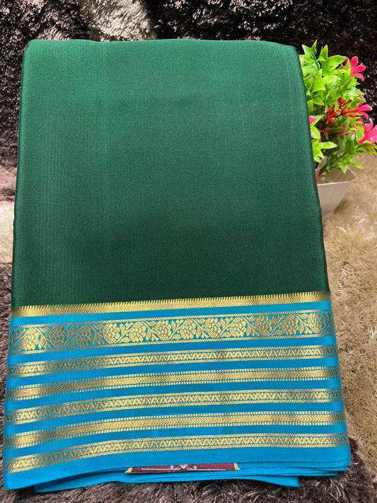 Pure Mysore Silk Saree.