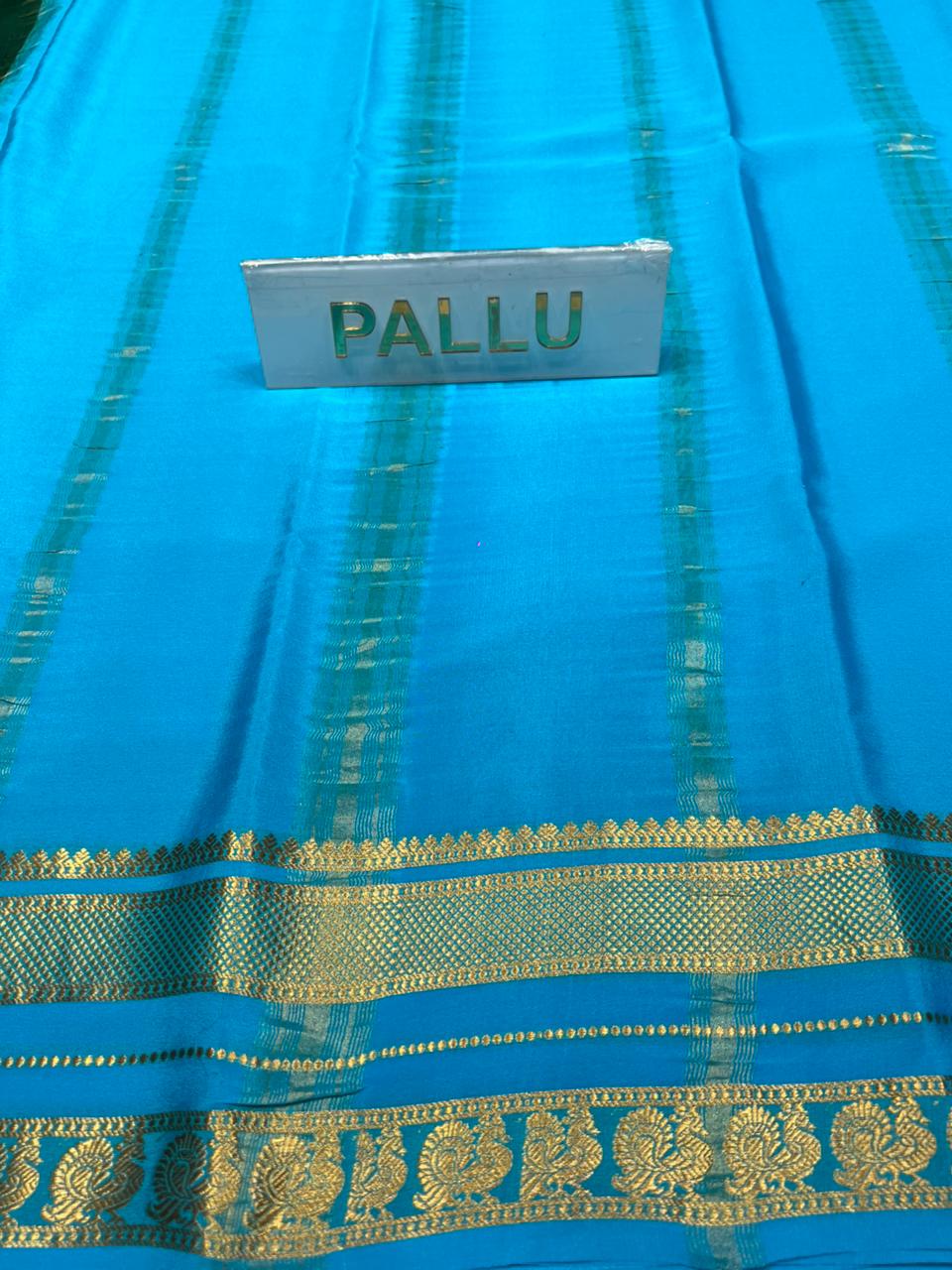 Pure Mysore Silk Saree.