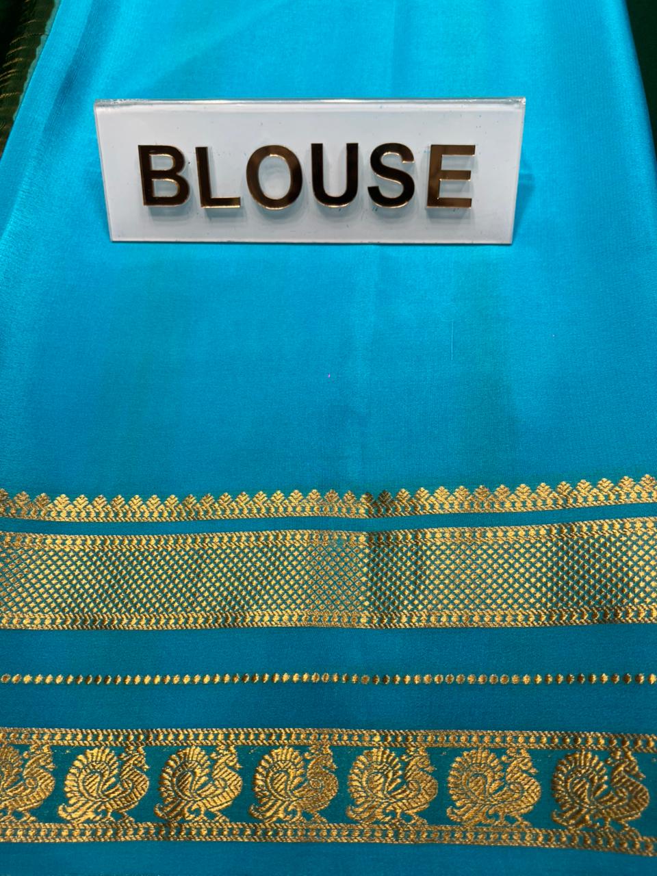 Pure Mysore Silk Saree.