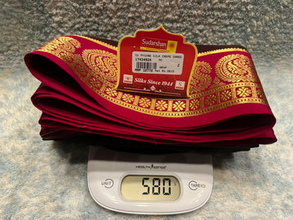 Pure Mysore Silk Saree.