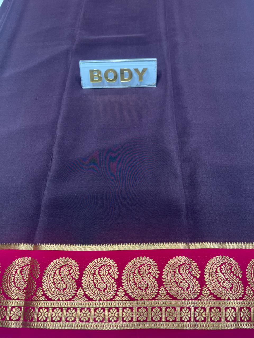 Pure Mysore Silk Saree.